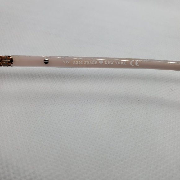 *SOLD* KATE SPADE AGNETA Tortoise Pink Eyeglasses - Picture 9 of 14